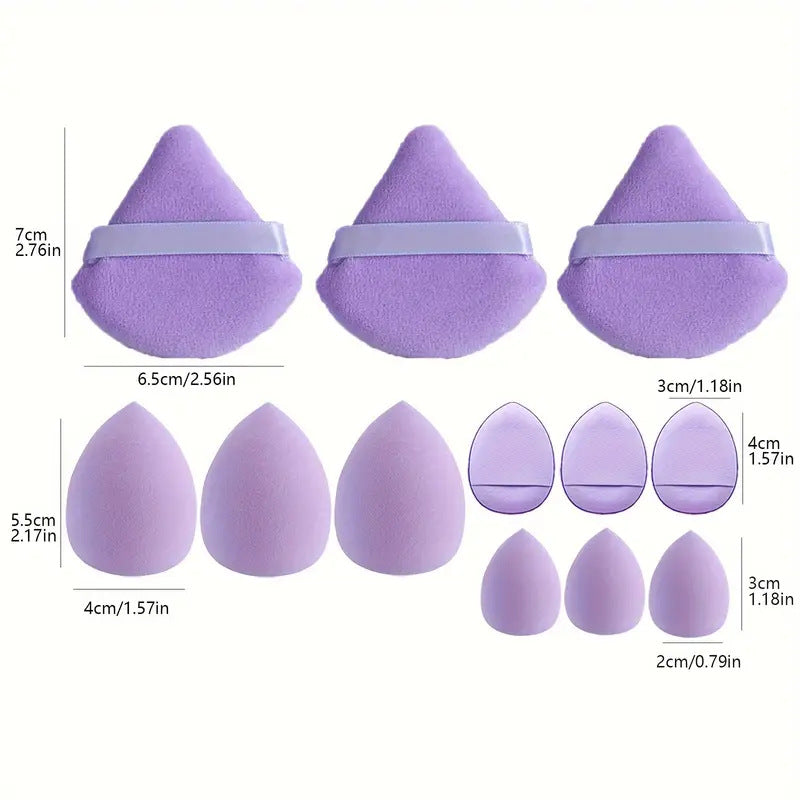 FlawlessGlow™ 12-Piece Makeup Sponge Set