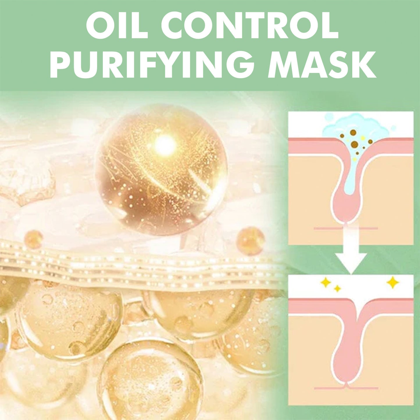 GlowMask™ Green Tea Purifying Mask Stick – Clears Pores & Controls Oil