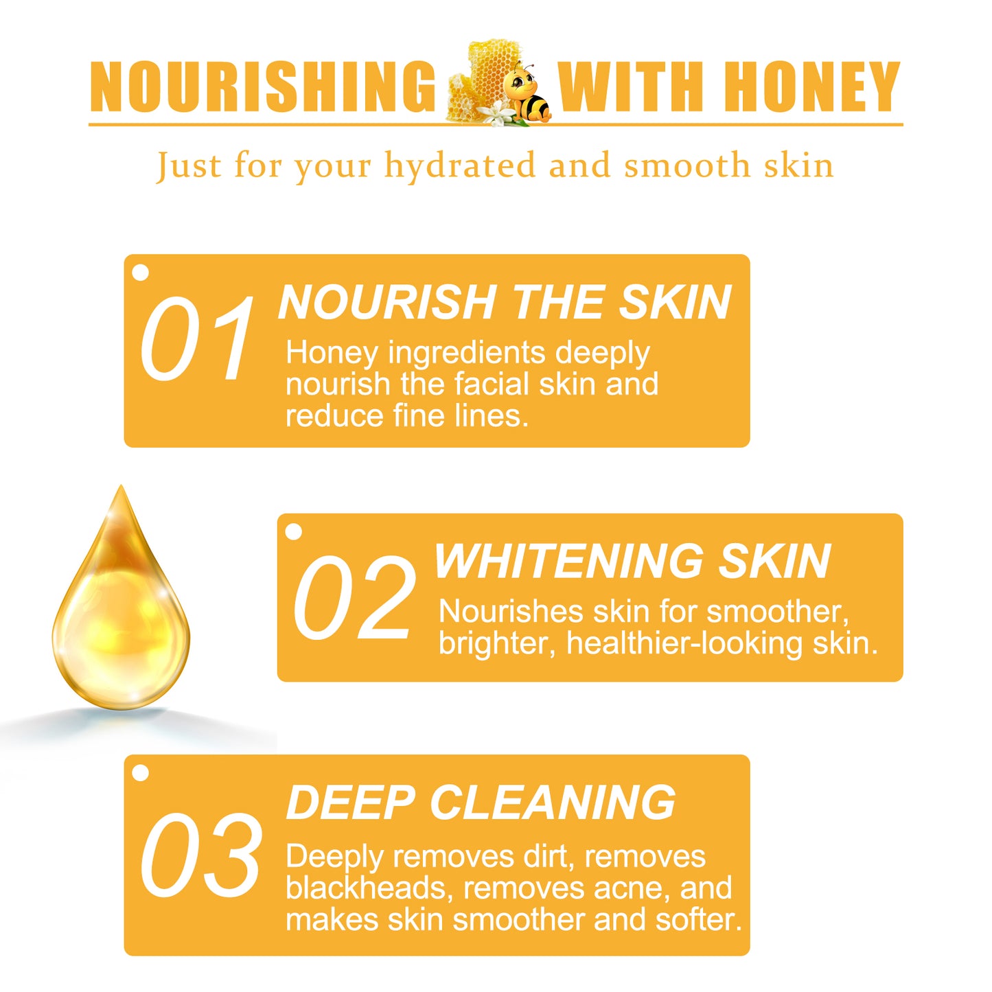 GlowMask™ Honey Brightening Mask – Clears & Tightens Pores