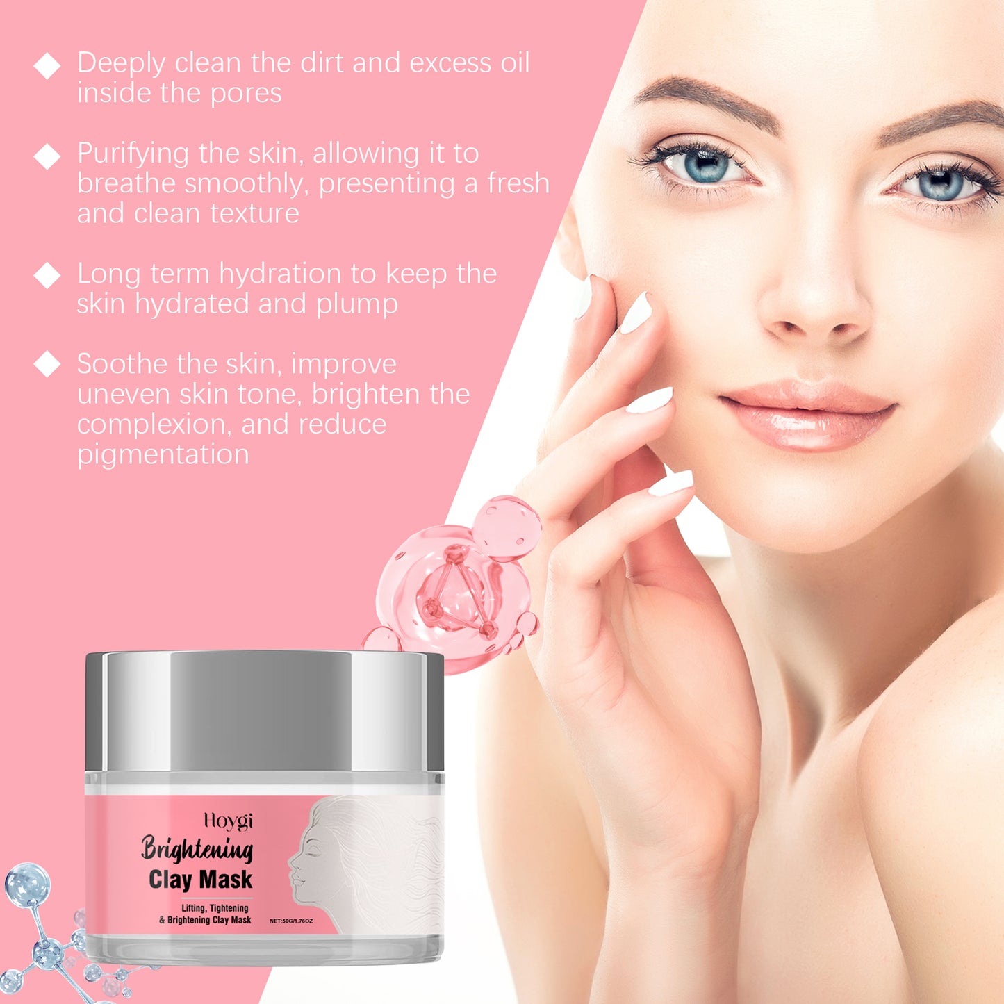 GlowMask™ Cleansing Mud Mask – Brightens, Hydrates & Refreshes