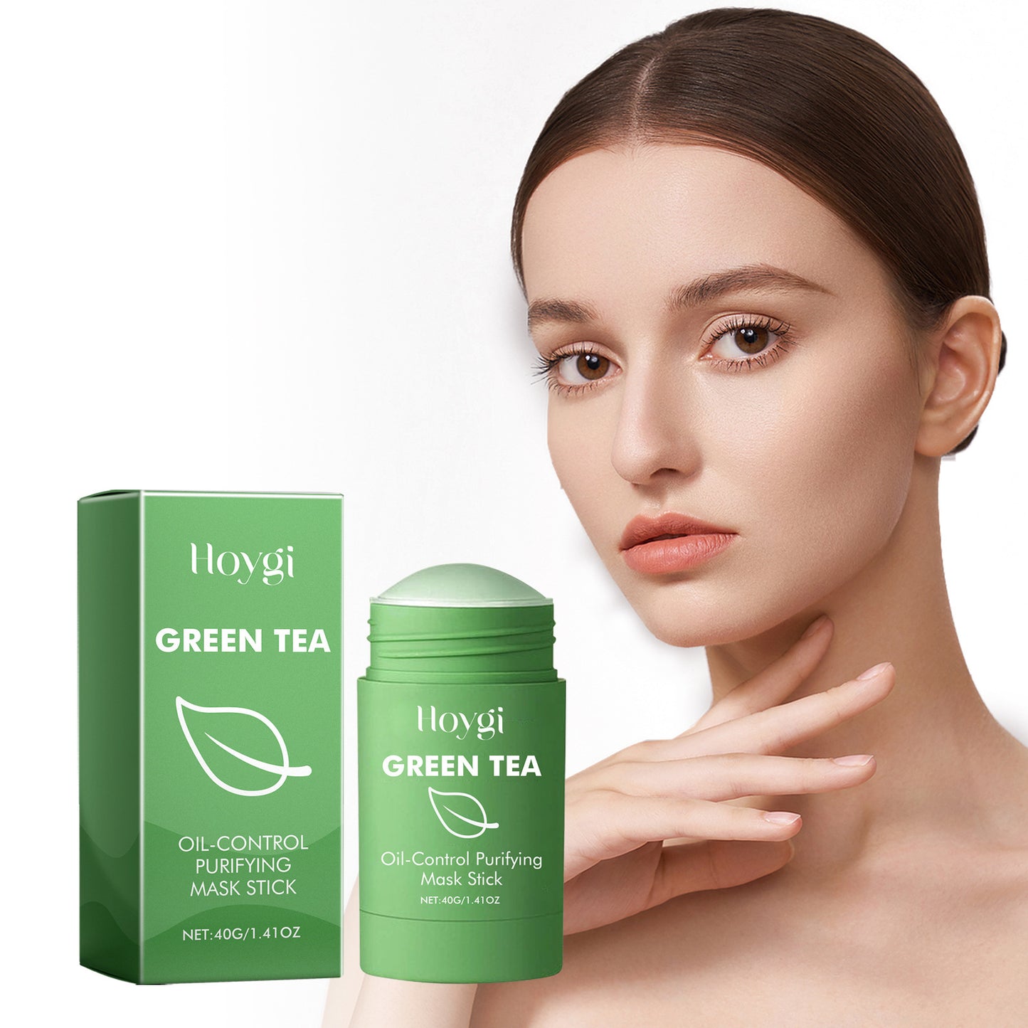 GlowMask™ Green Tea Purifying Mask Stick – Clears Pores & Controls Oil