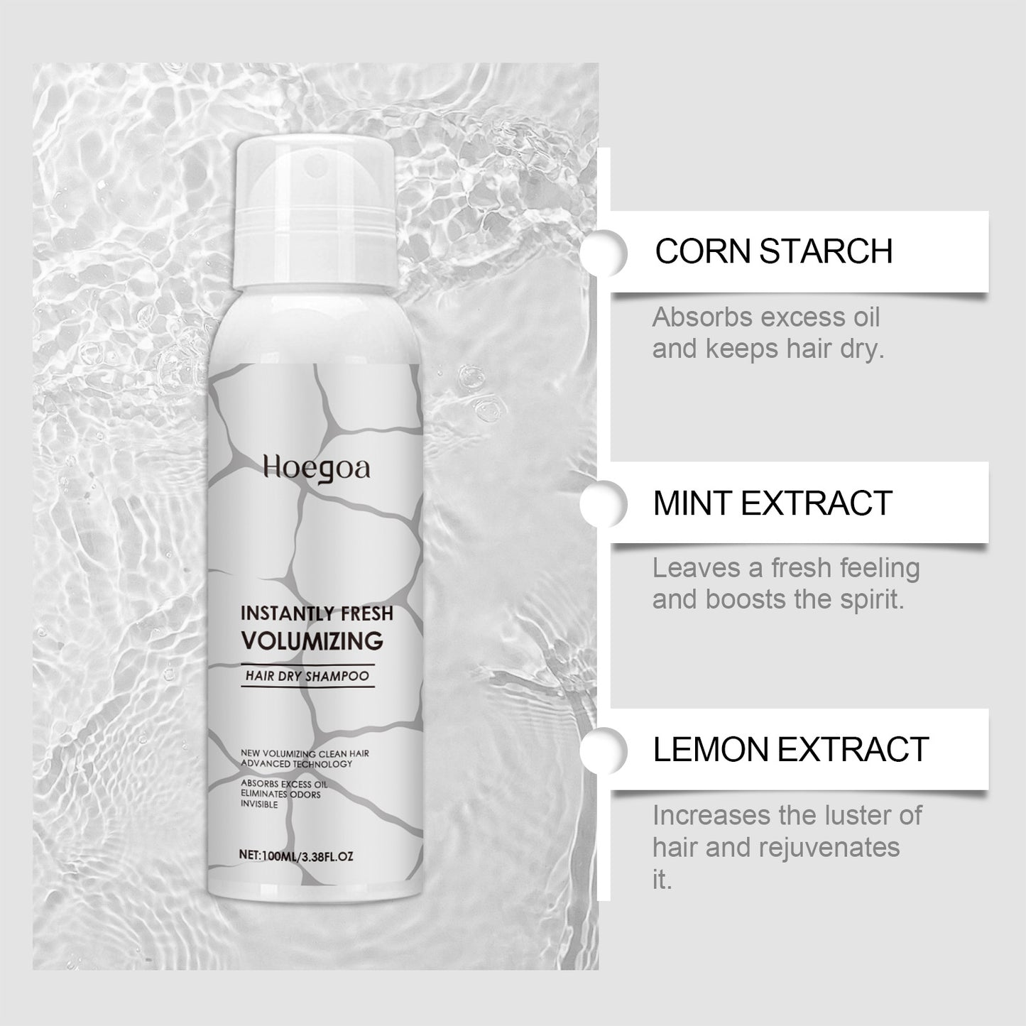 GlowShine™ Dry Shampoo Spray – Refresh & Revive Hair