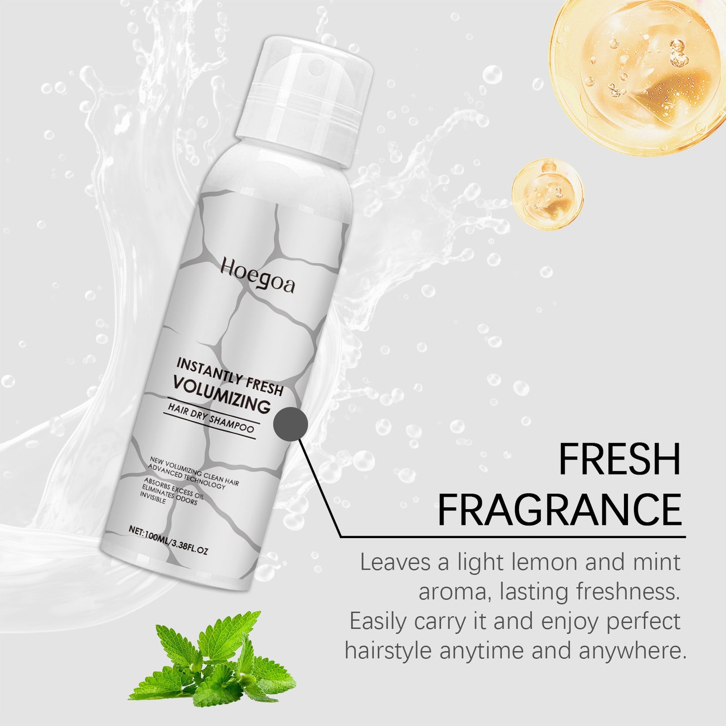 GlowShine™ Dry Shampoo Spray – Refresh & Revive Hair